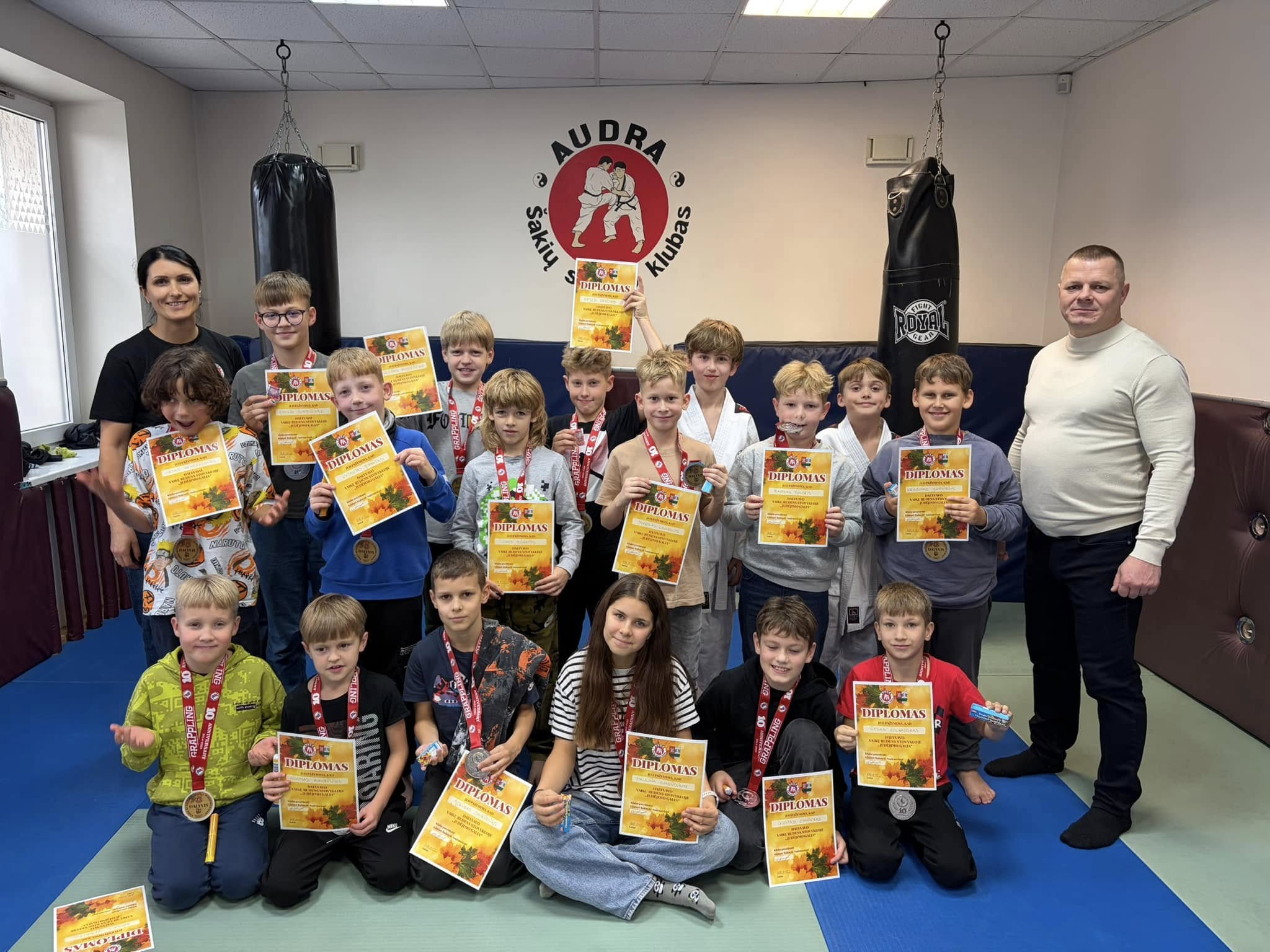 Judėjimo džiaugsmas: Šakių sporto klubo „Audra“ rudens vaikų stovykla „Judėjimo galia“