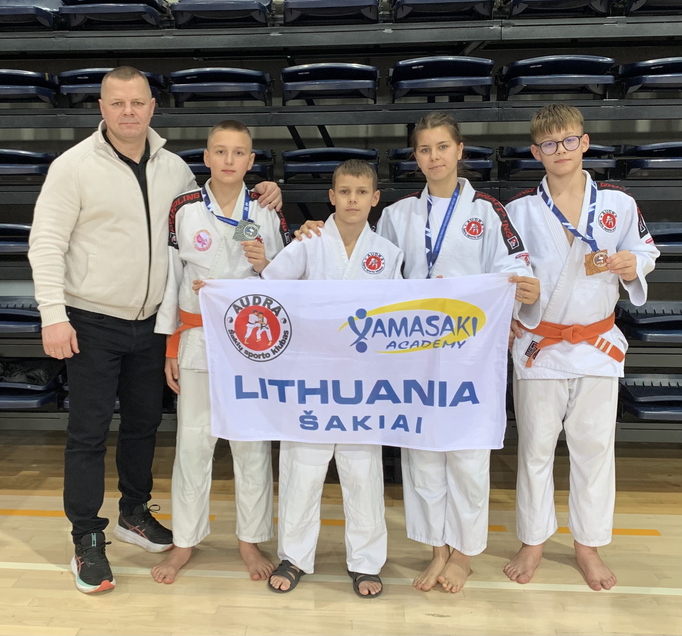 Šakių „Audros“ dziudistai sėkmingai pasirodė Kėdainiuose