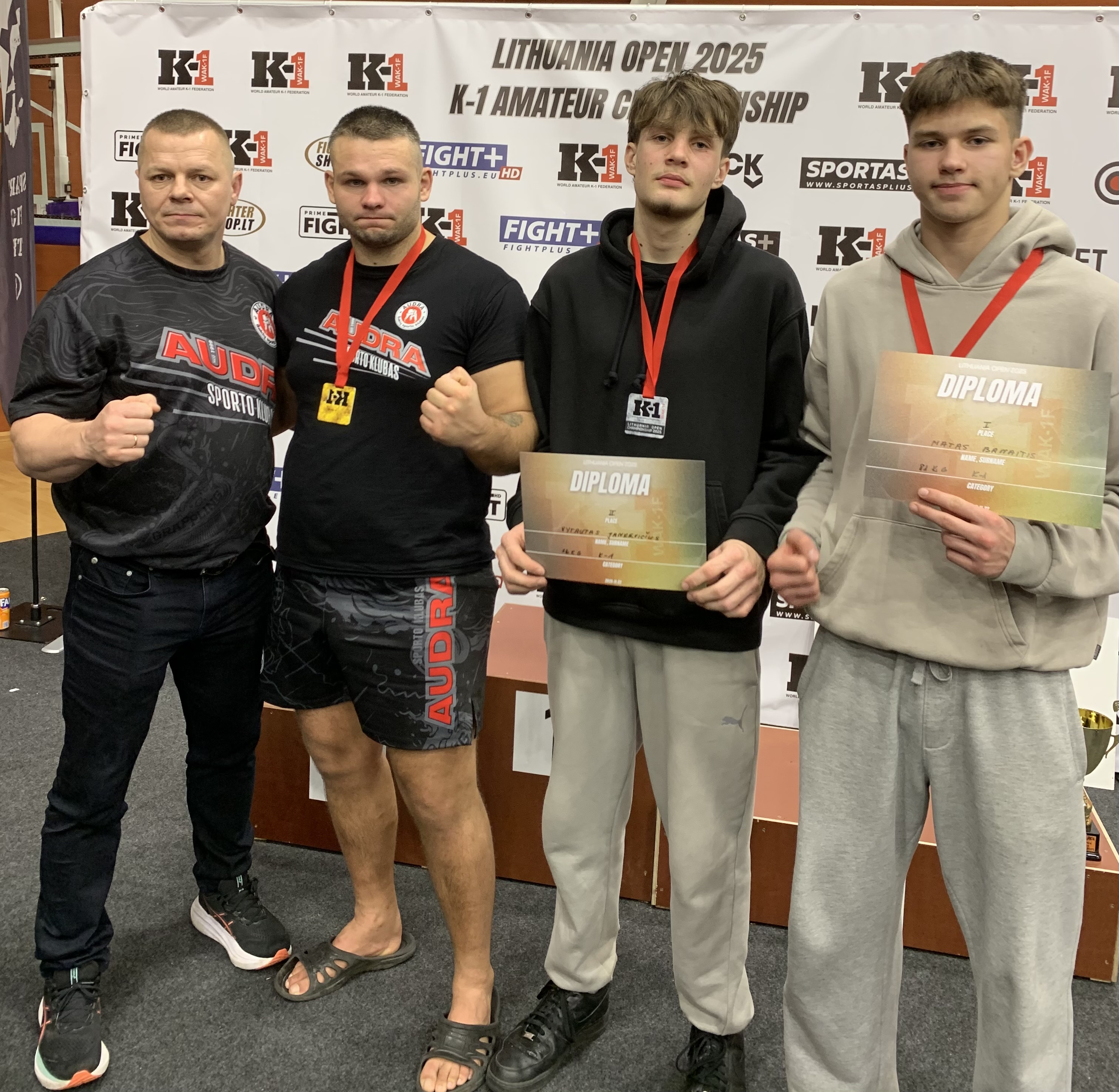 Lietuvos atviras K-1 mėgėjų čempionatas 2025 Vilkaviškyje: „Audros“ kovotojai sužibėjo ryškiau nei bet kada