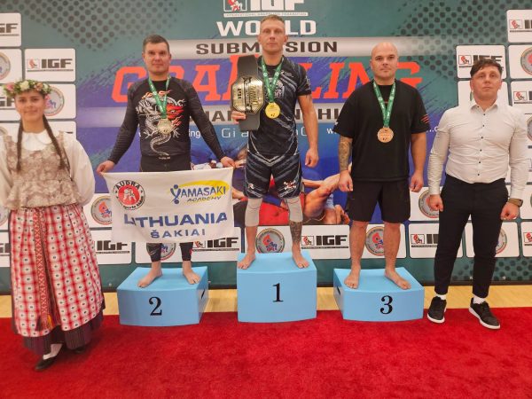 Šakių sporto klubo „Audra“ sportininkai iš pasaulio graplingo čempionato parvežė 11 medalių – nuotrauka 23
