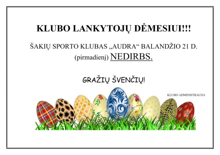 DĖMESIO!!!