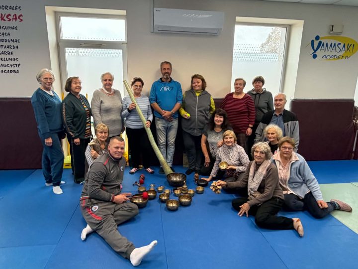 Garso, pojūčių ir atradimų kelionė sporto klube „Audra“