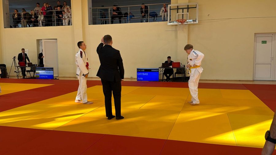 Jaunieji Šakių sporto klubo „Audra“ dziudo sportininkai – Marijampolės turnyre