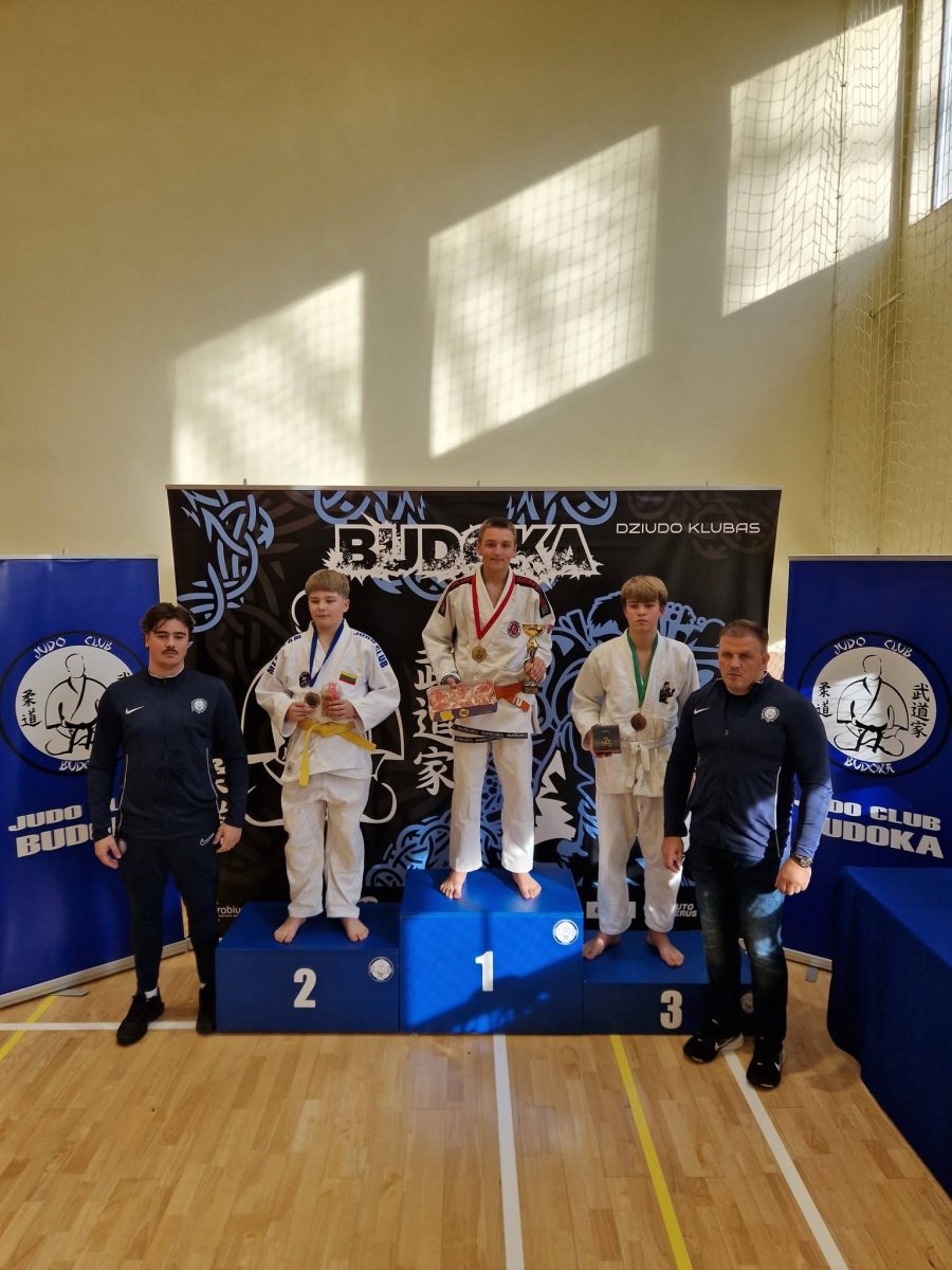 Jaunieji Šakių sporto klubo „Audra“ dziudo sportininkai – Marijampolės turnyre