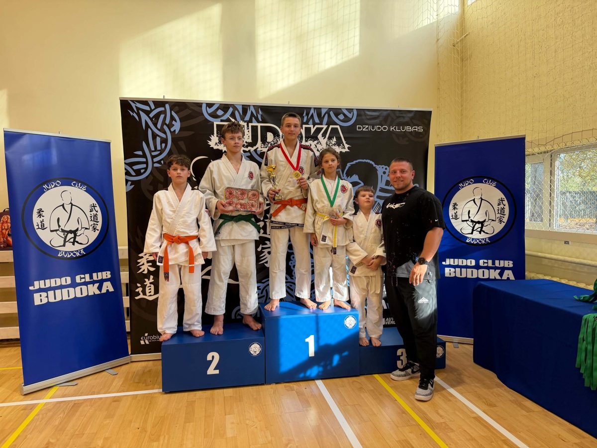 Jaunieji Šakių sporto klubo „Audra“ dziudo sportininkai – Marijampolės turnyre