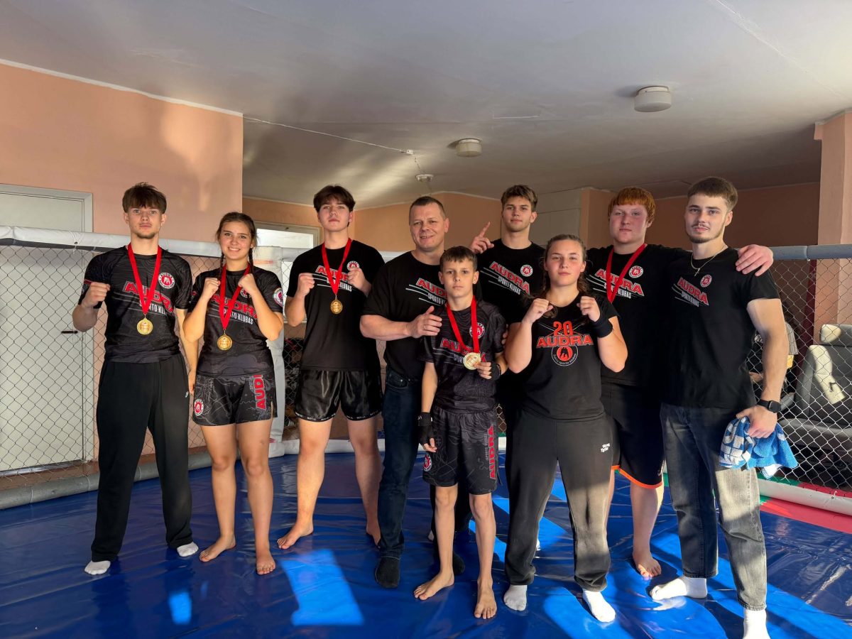 Šakių sporto klubo „Audra“ sportininkai kikbokso turnyre „Pirma kova“