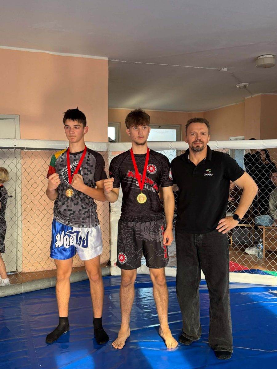 Šakių sporto klubo „Audra“ sportininkai kikbokso turnyre „Pirma kova“