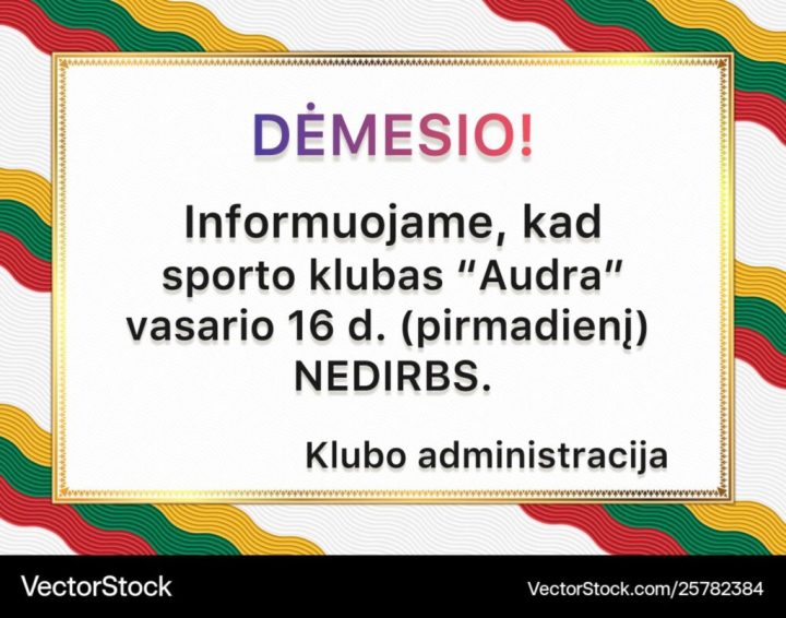 Su Vasario -16ąja!