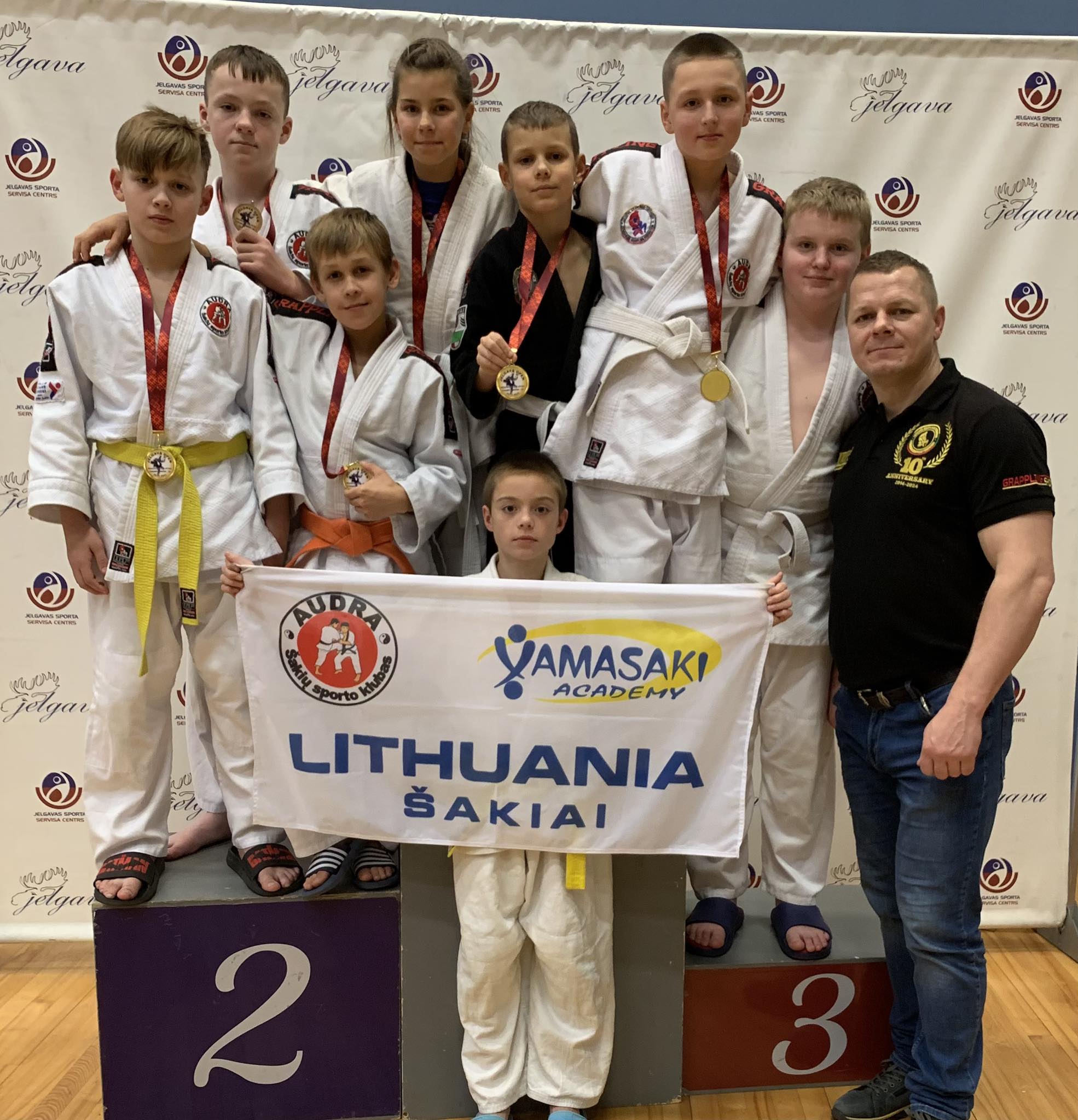 Šakių vardas nuskambėjo Brazilijos Jiu-Jitsu Gi čempionate Jelgavoje