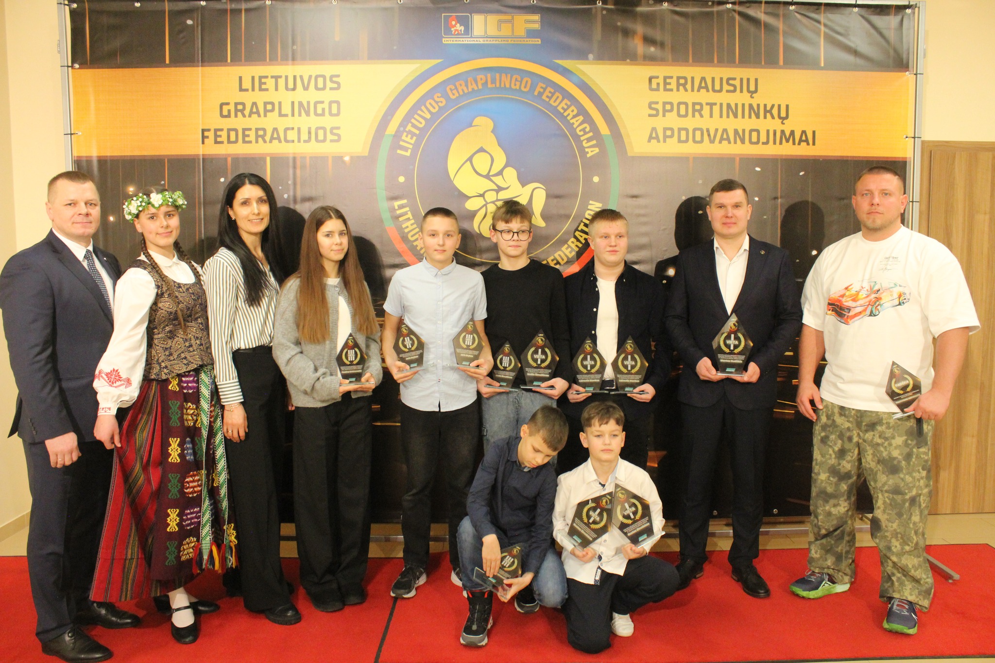 Iškilmingi 2025 metų Lietuvos graplingo federacijos sportininkų apdovanojimai