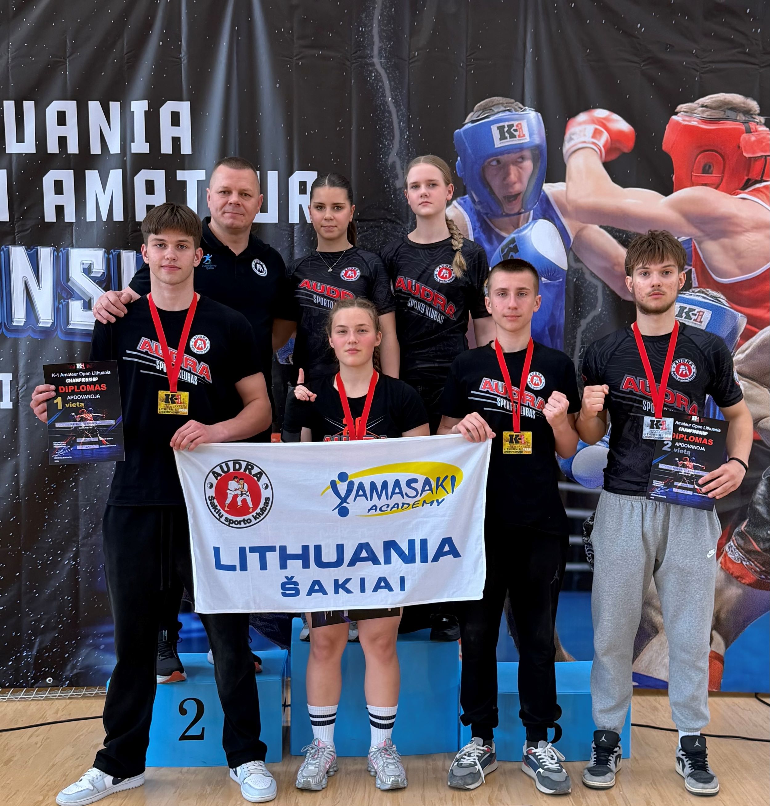Puikus sporto klubo „Audra“ pasirodymas atvirajame K-1 čempionate Šiauliuose